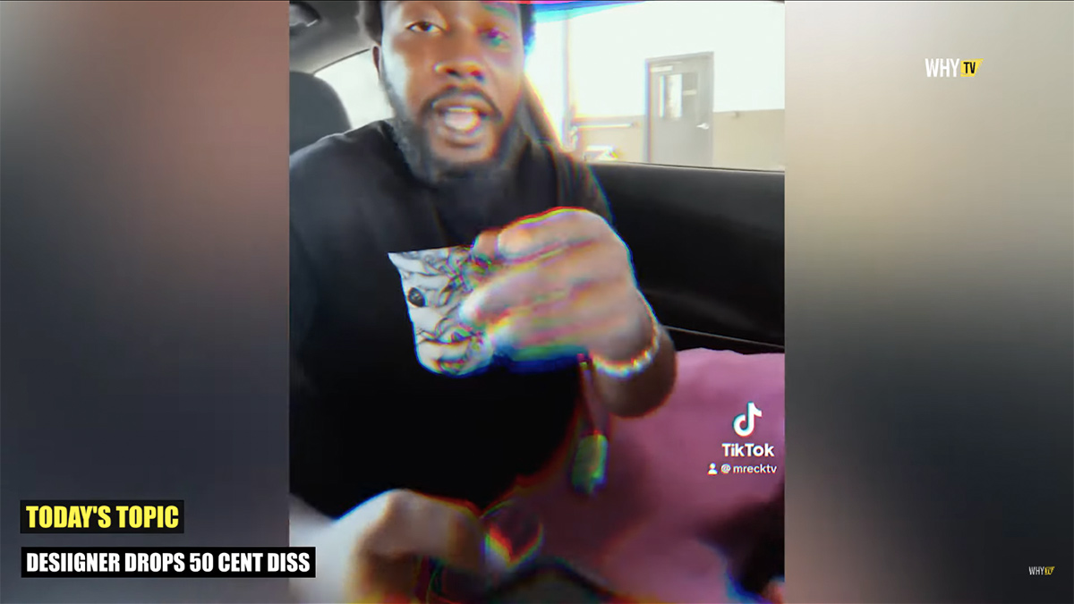 Screenshot of the new Desiigner Diss Track against 50 Cent