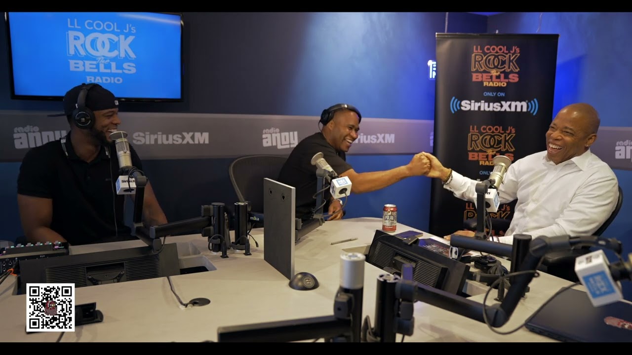 Screenshot of NYC Mayor Eric Adams talking about the Hip-Hop Museum on The Drama Hour