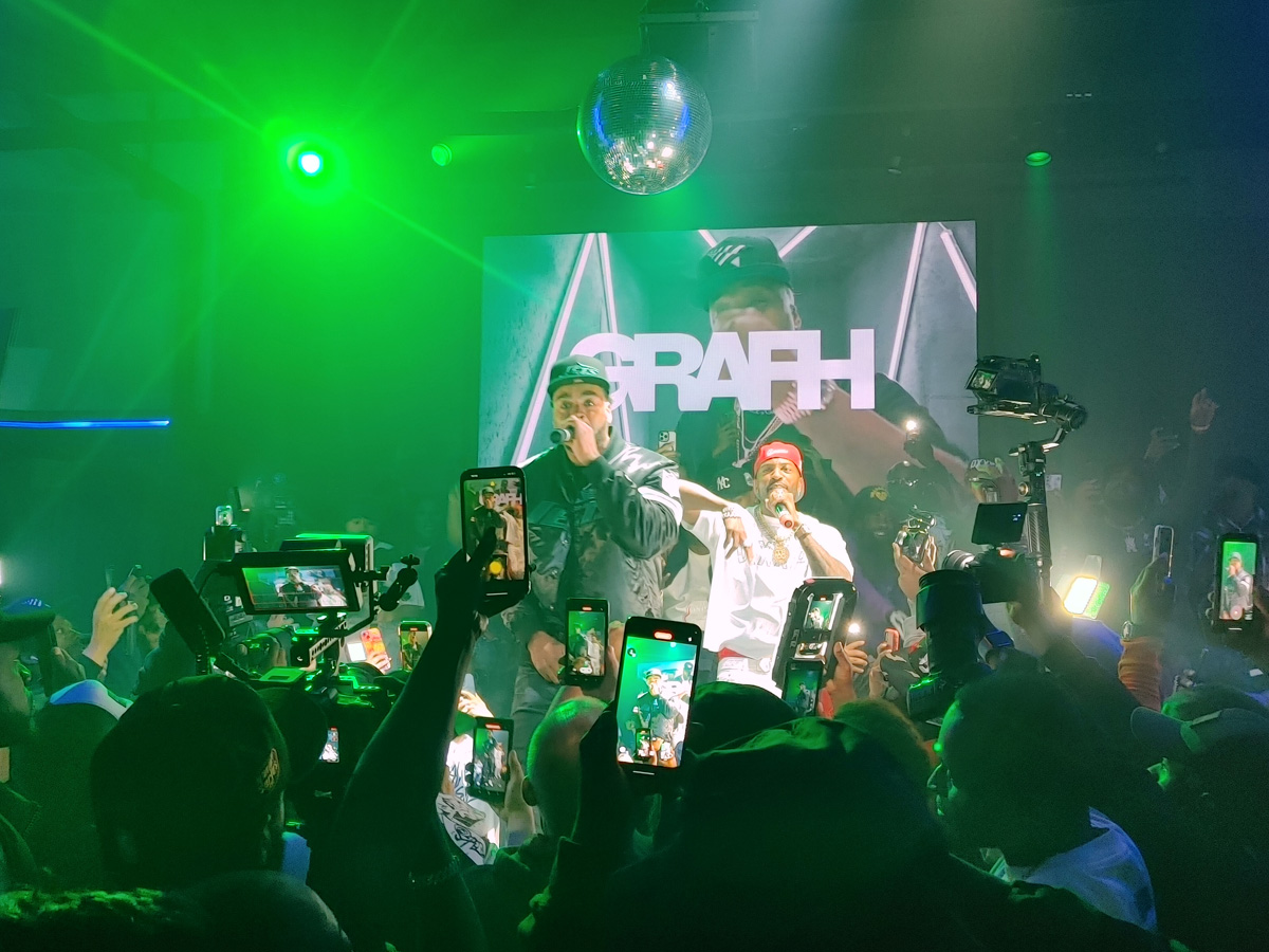 Grafh and guests performing at S.O.B.'s i NYC