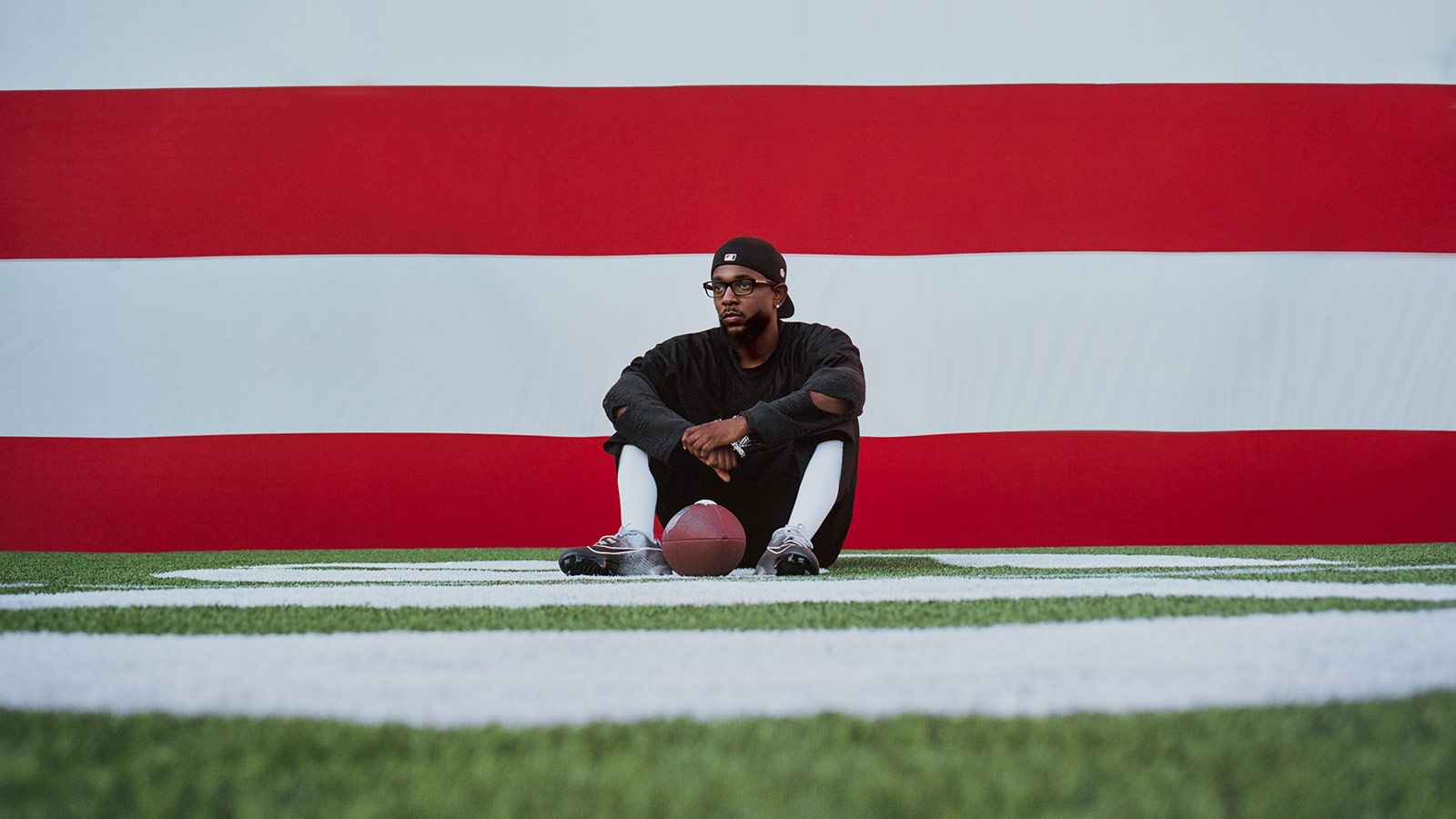 Kendrick Lamar performance announcement poster for Super Bowl LIX