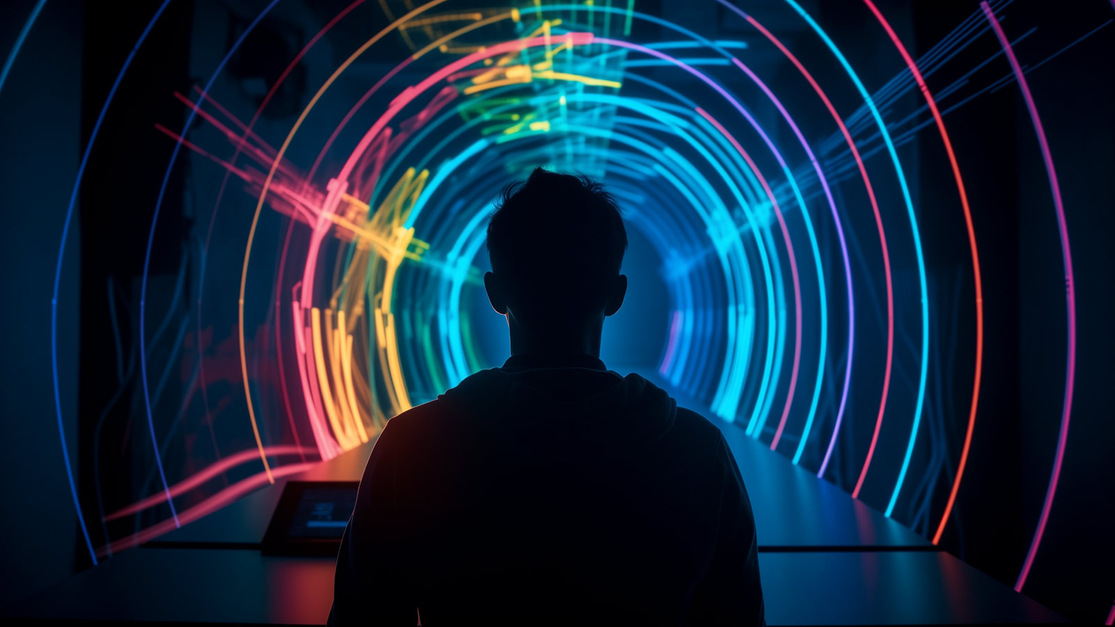 A computer user goes down a rabbit hole of conspiracy theories