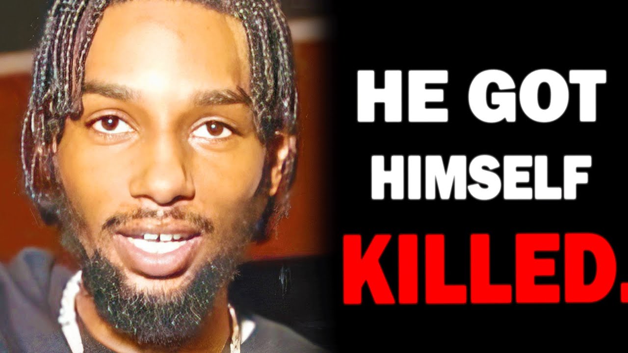 Rapper YBC Dul and the words 'He Got Himself Killed'