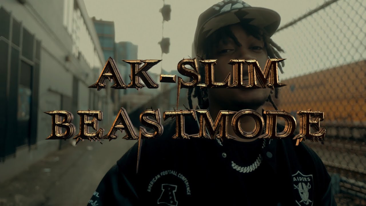 Scene from the BEASTMODE music video by AK-SLIM