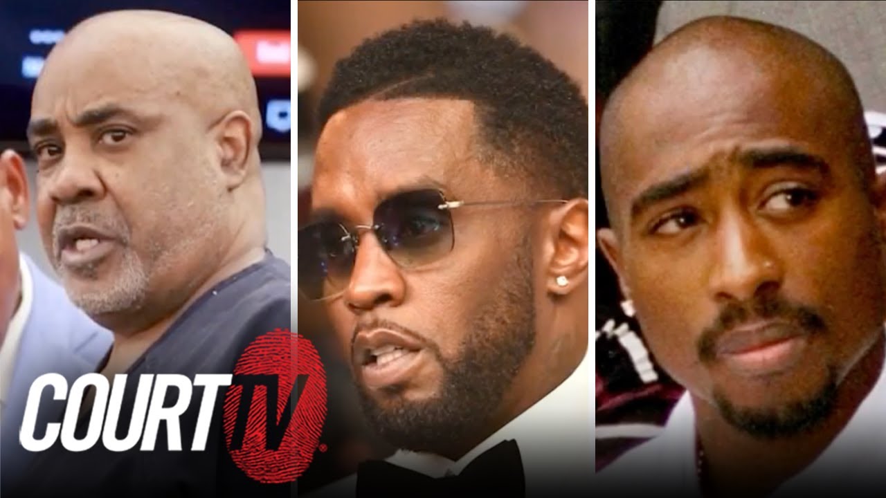 Title card for Diddy accused of revenge rape over Tupac claims.