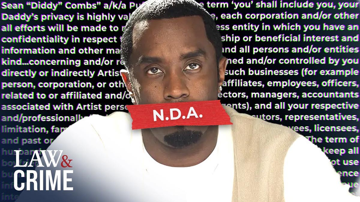 Title card for the video 5 Shocking P. Diddy NDA Details Revealed in Court Filing