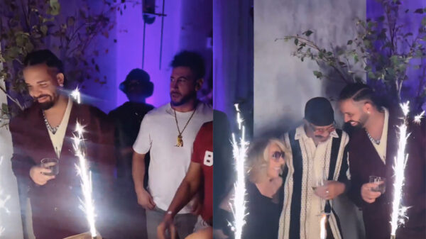 Drake celebrating his 38th birthday in Houston