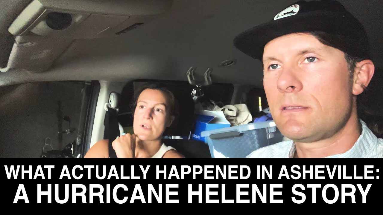 Title card for the video What Actually Happened in Asheville: A Hurricane Helene Story.