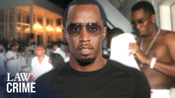 Title card for the video Diddy Accused of Sexually Assaulting 25 Minors in Disturbing New Allegations