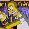 Title card for a video about The Simpsons Season 36 ending