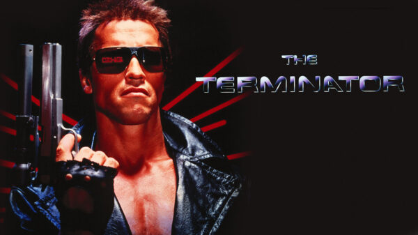 Cover art for the 1984 film The Terminator