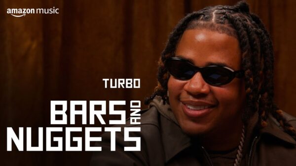 Super producer Turbo in the Bars and Nuggets podcast studio.