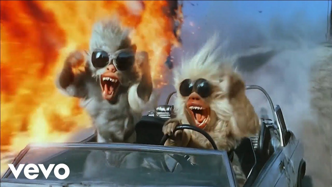 A scene from the BOMB music video by Kanye West and Ty Dolla $ign