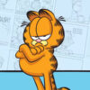 Garfield with his orange coat