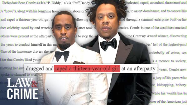 Title card for the video 7 Shocking Details in Diddy Suit Accusing Jay-Z of Rape