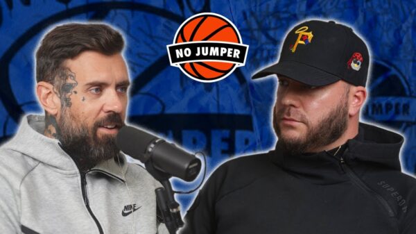 DatPiff founder KP in the No Jumper studio with host Adam22
