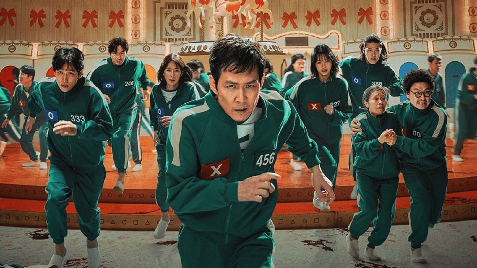 A scene from the Netflix series Squid Game 2