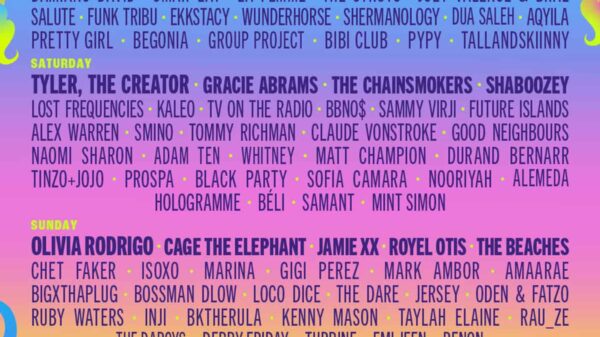 Poster for the Osheaga 2025 lineup