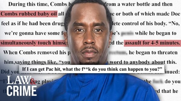 Title card for the YouTube video Diddy Threatened 2Pac Hit to Silence Alleged Victim: Court Docs