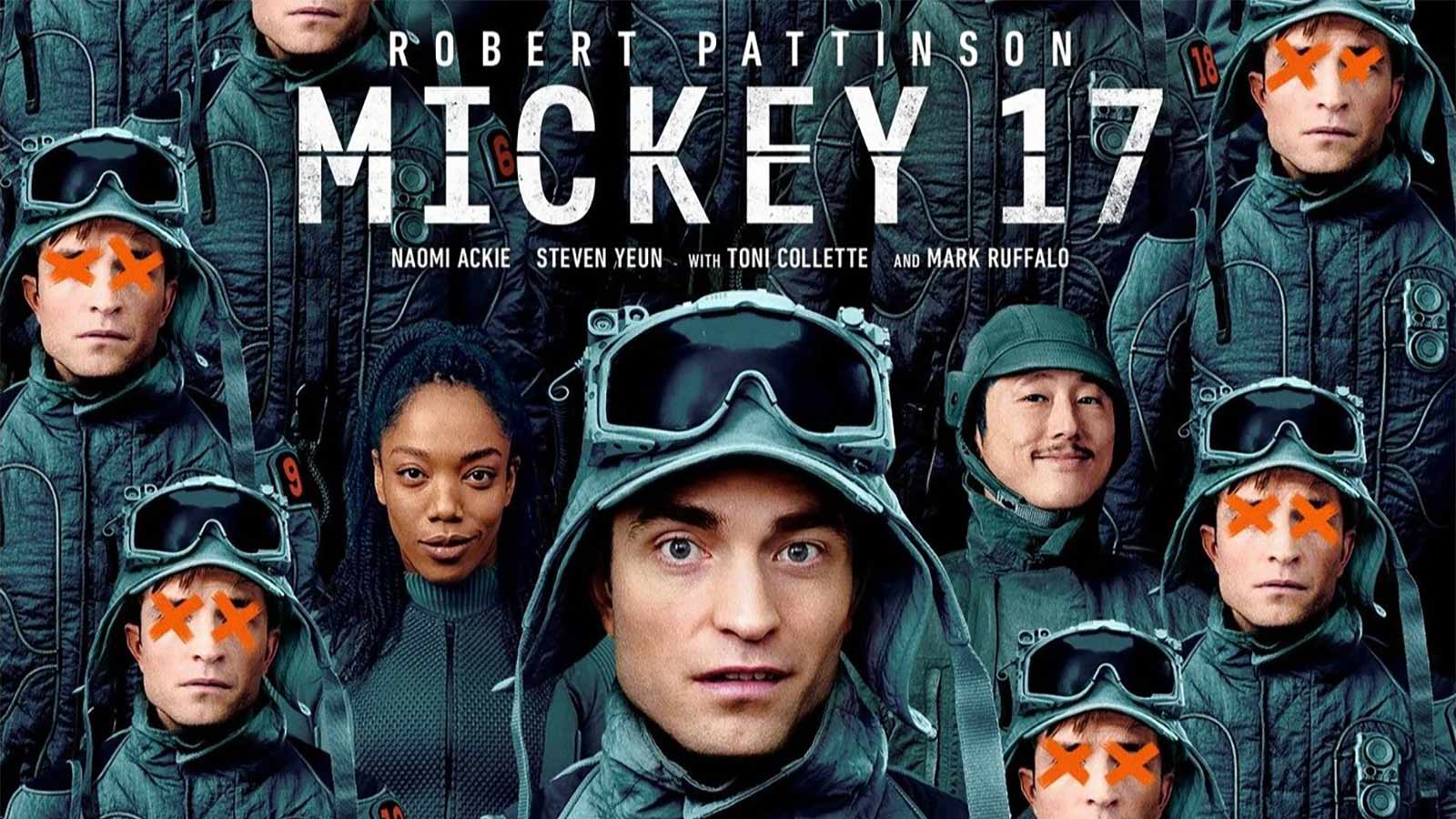 Promotional poster for the film Mickey 17.