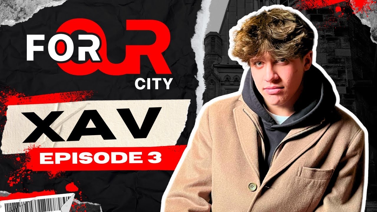 Xav Trudeau on the set of his interview with For Our City.