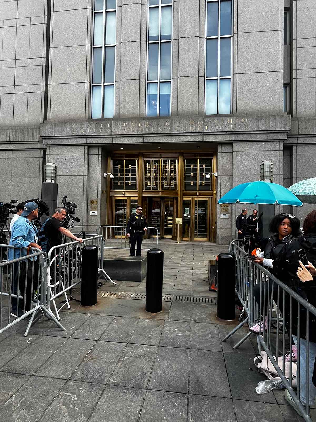 Outside of the Diddy trial where Kid Cudi testified