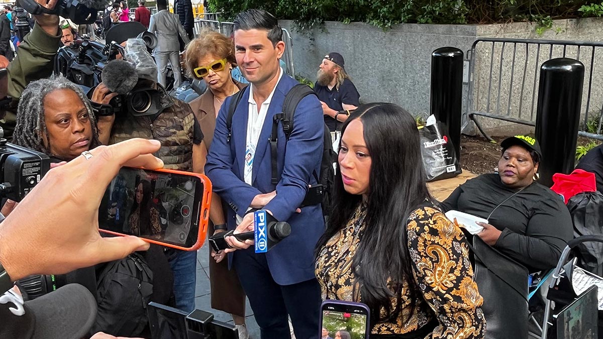 Outside of the Diddy trial where Kid Cudi testified
