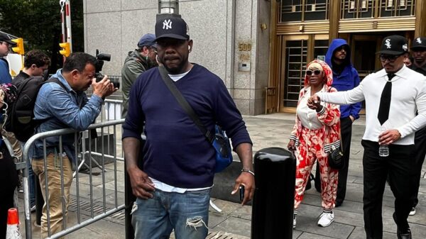 Various people leaving the courthouse on day 20 of the Diddy trial in New York City.