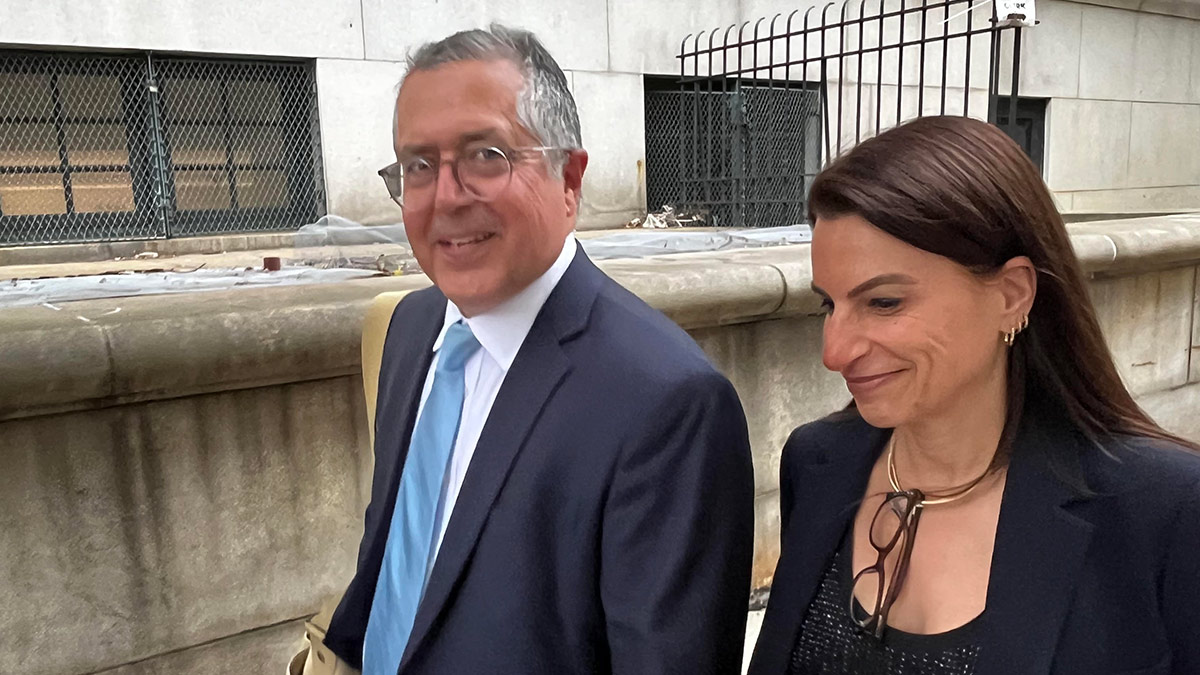 Members of the Diddy legal defence team walking towards the courthouse