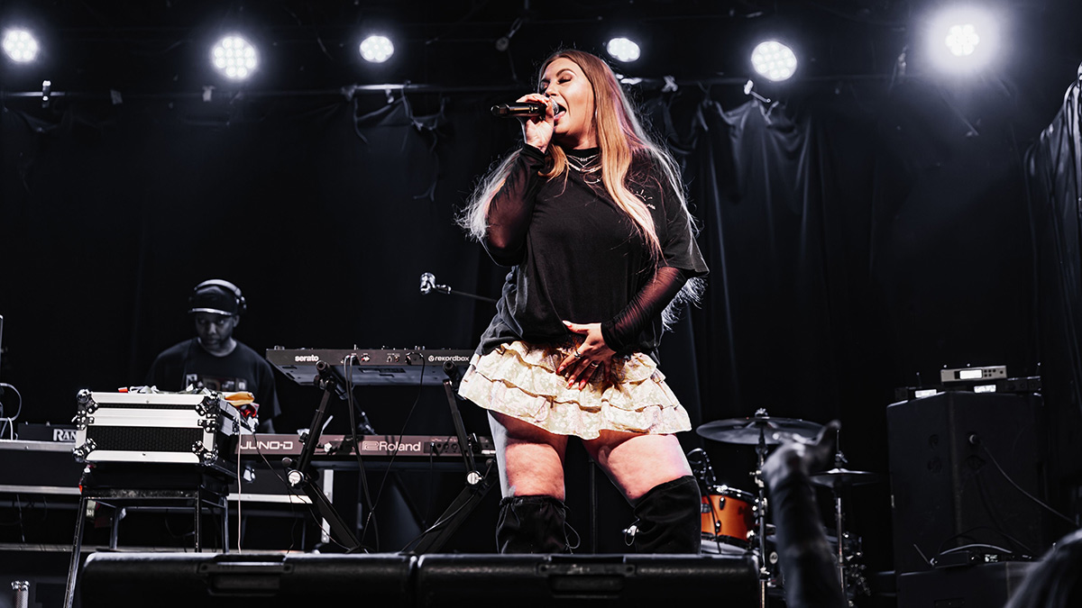 Toronto rapper RAXX performing her latest single RAXX City.