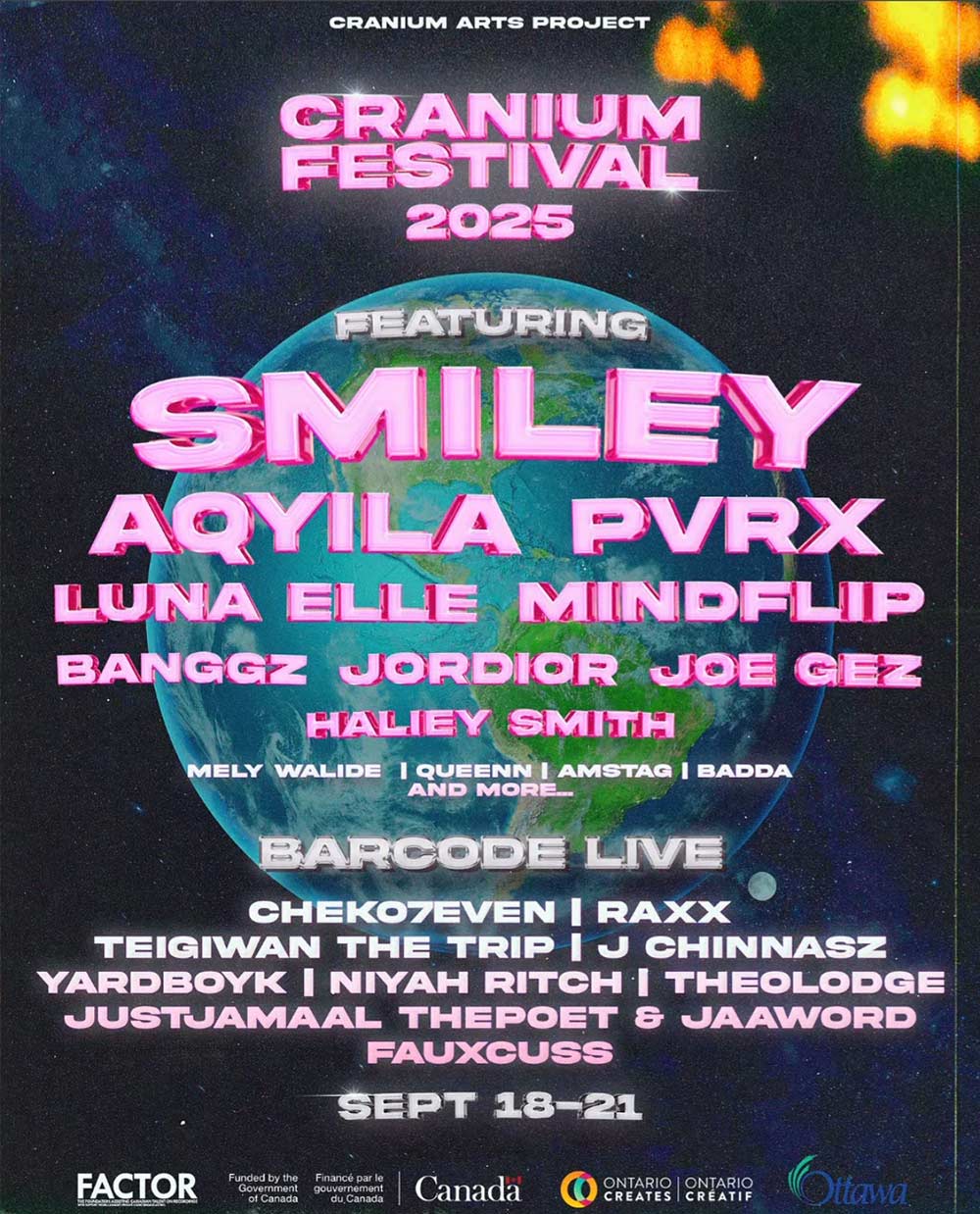 Official poster for Day 3 of Cranium Festival 2025.