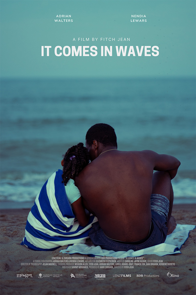 Official poster for the Canadian film It Comes In Waves