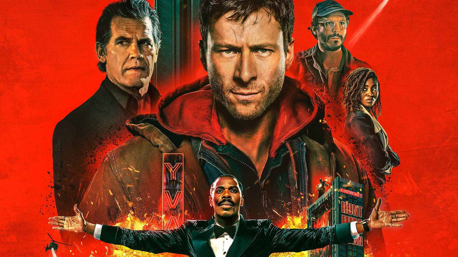 Official promotional poster for the 2025 film The Running Man