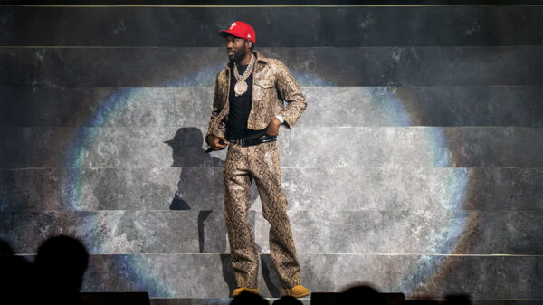 Meek Mill at his homecoming concert in Philly.