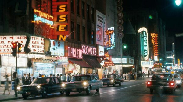 A snapshot of Montréal nightlife.