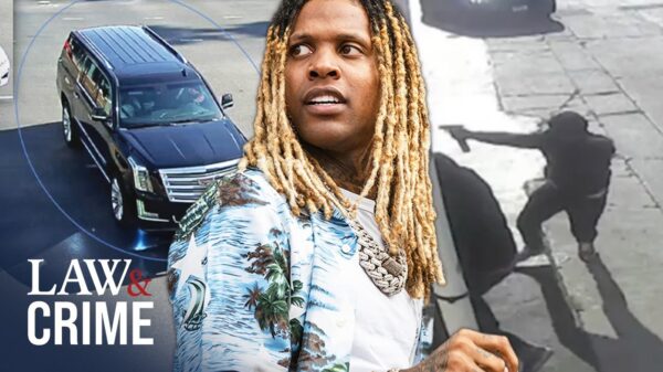 Lil Durk featured on the title card for the video Lil Durk Thrown in Solitary Confinement.