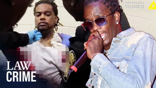 Title card for the video Bodycam: YSL Co-Defendant Stabbed Behind Bars.