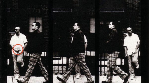 Artwork for the Dangerous Connection album by 7L and Esoteric.