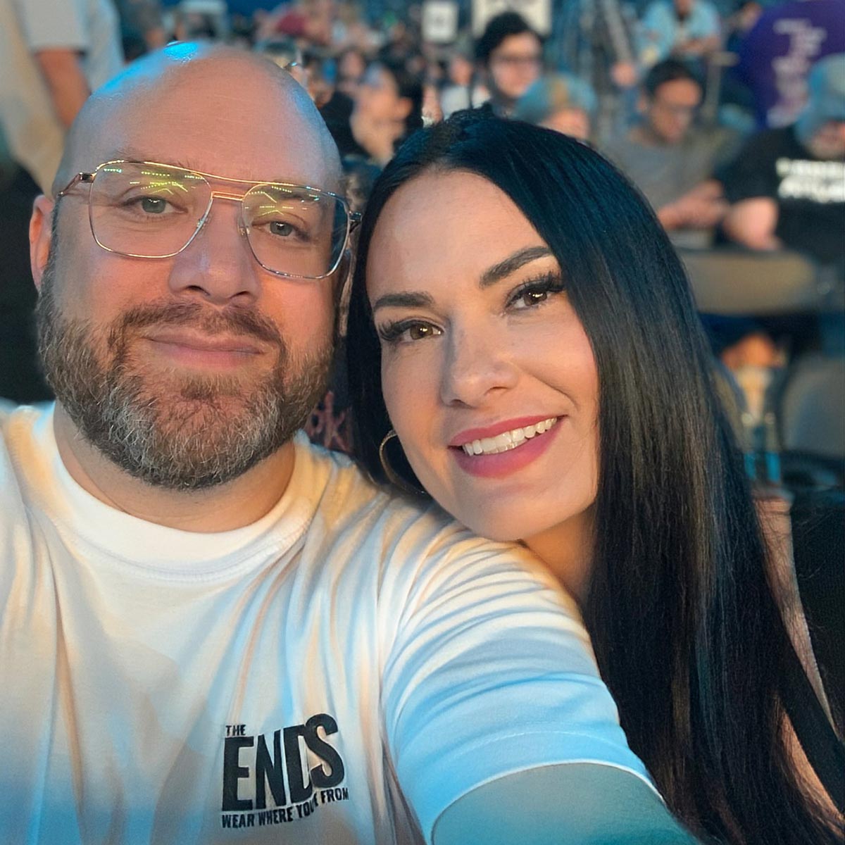 Bishop Brigante and Melly at a concert..