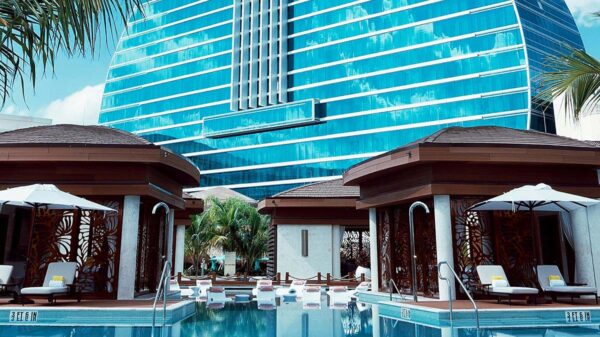 The Seminole Hard Rock Guitar Shaped Hotel and Casino, site of the Offset shooting that Lil Tjay has been tied into.