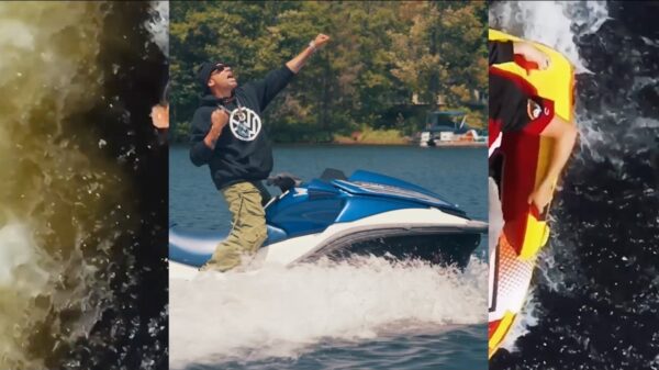 Scene from the new Down With Webster video OKAE which features Camm Hunter.