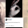 Three Drake album covers, overlayed with a tweet announcing he had the number one song on Billboard, breaking records.