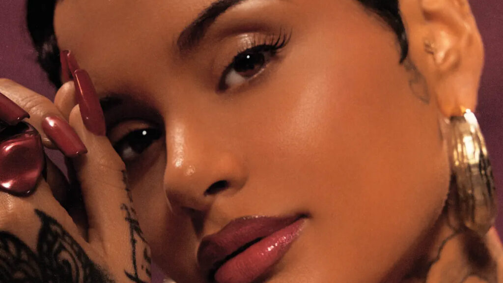 Kehlani is featured on the album cover of her new self-titled project.