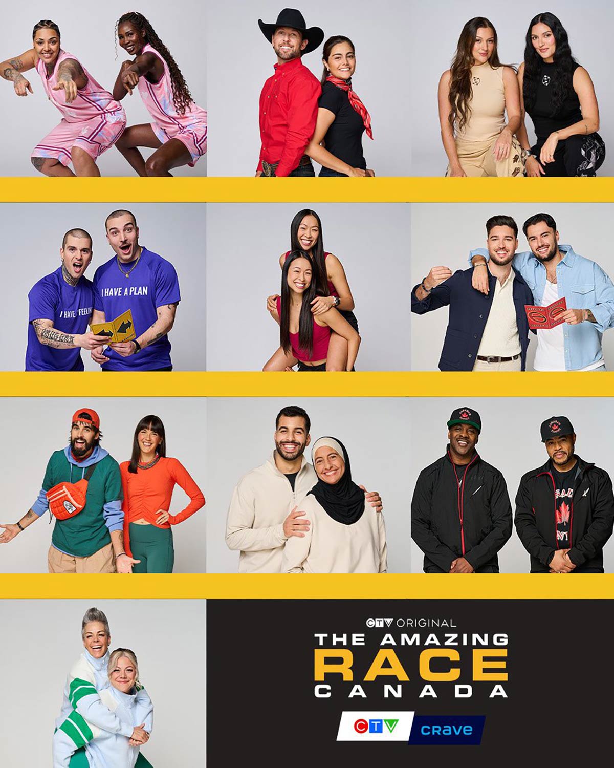 Promotional poster for The Amazing Race Canada