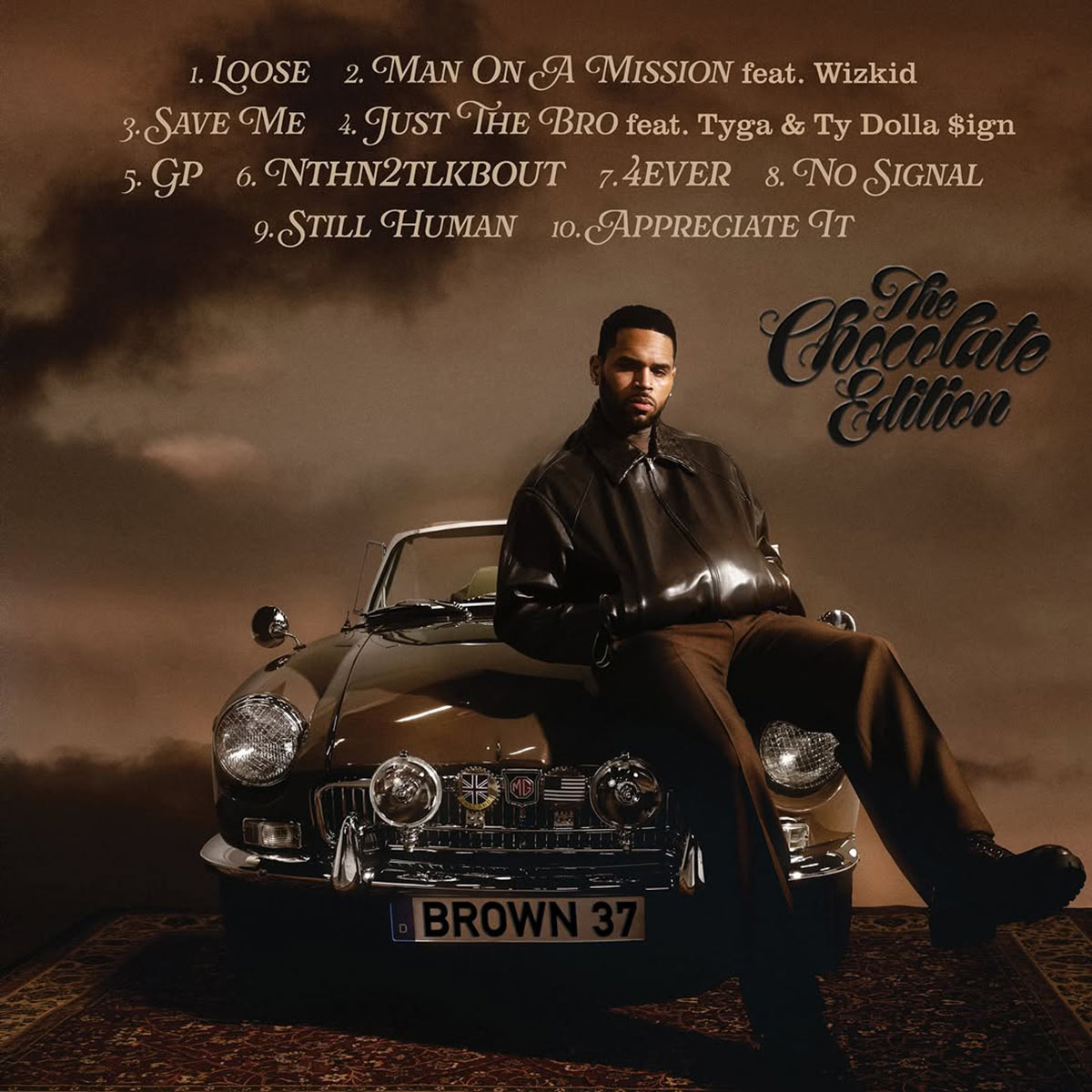 Track listing for The Chocolate Edition of the BROWN album by Chris Brown.