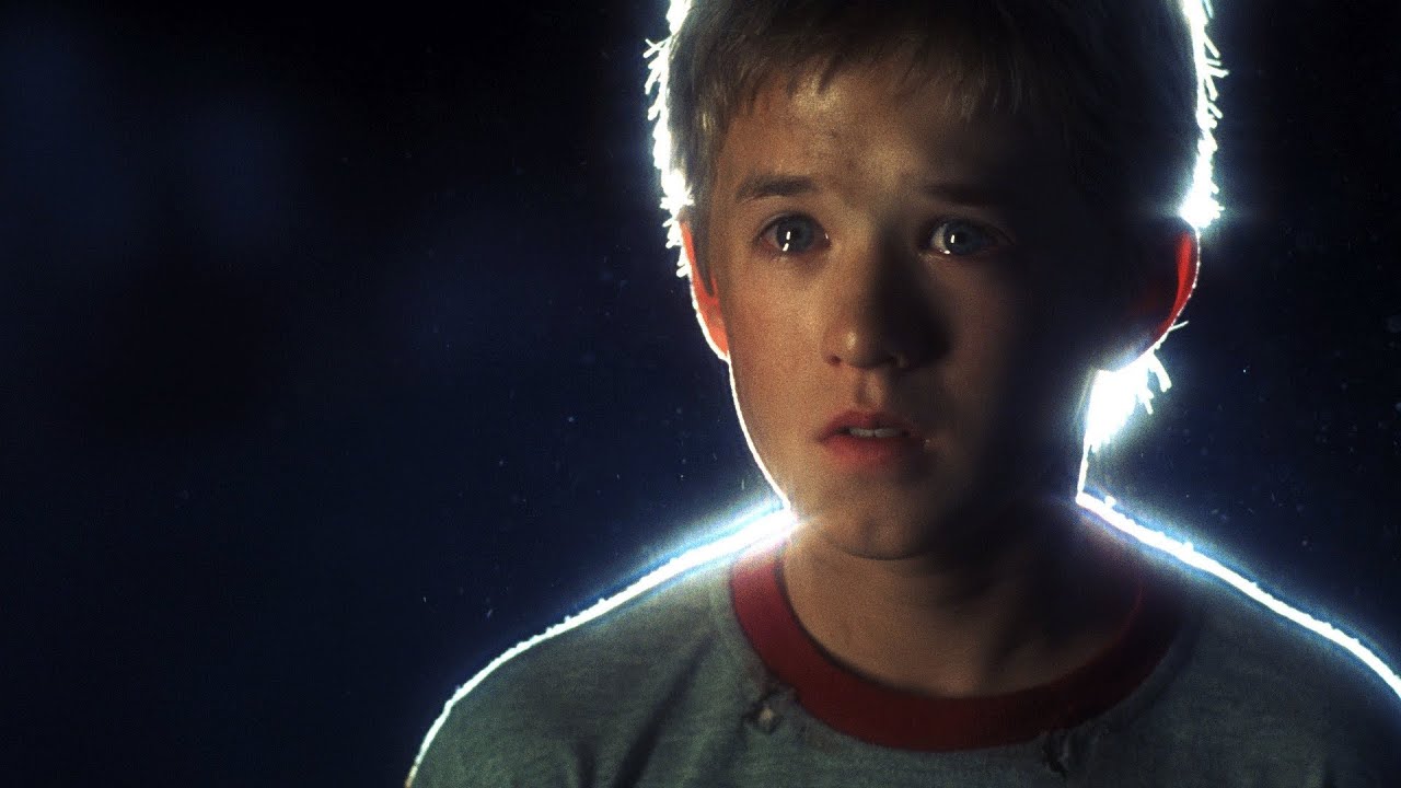 Haley Joel Osment as David, the synthetic robot child, a scene from the Steven Spielberg film A.I. Artificial Intelligence