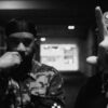 A black and white Sunna 2 promotional photo of rappers Tona and Sayzee.