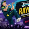 Digital illustration promoting the Raygun Netflix documentary, revisiting her viral breaking performance at the Paris Olympics.