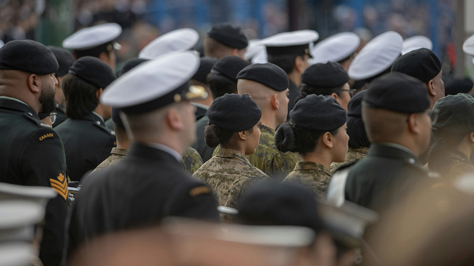 Members of the Canadian armed forces.